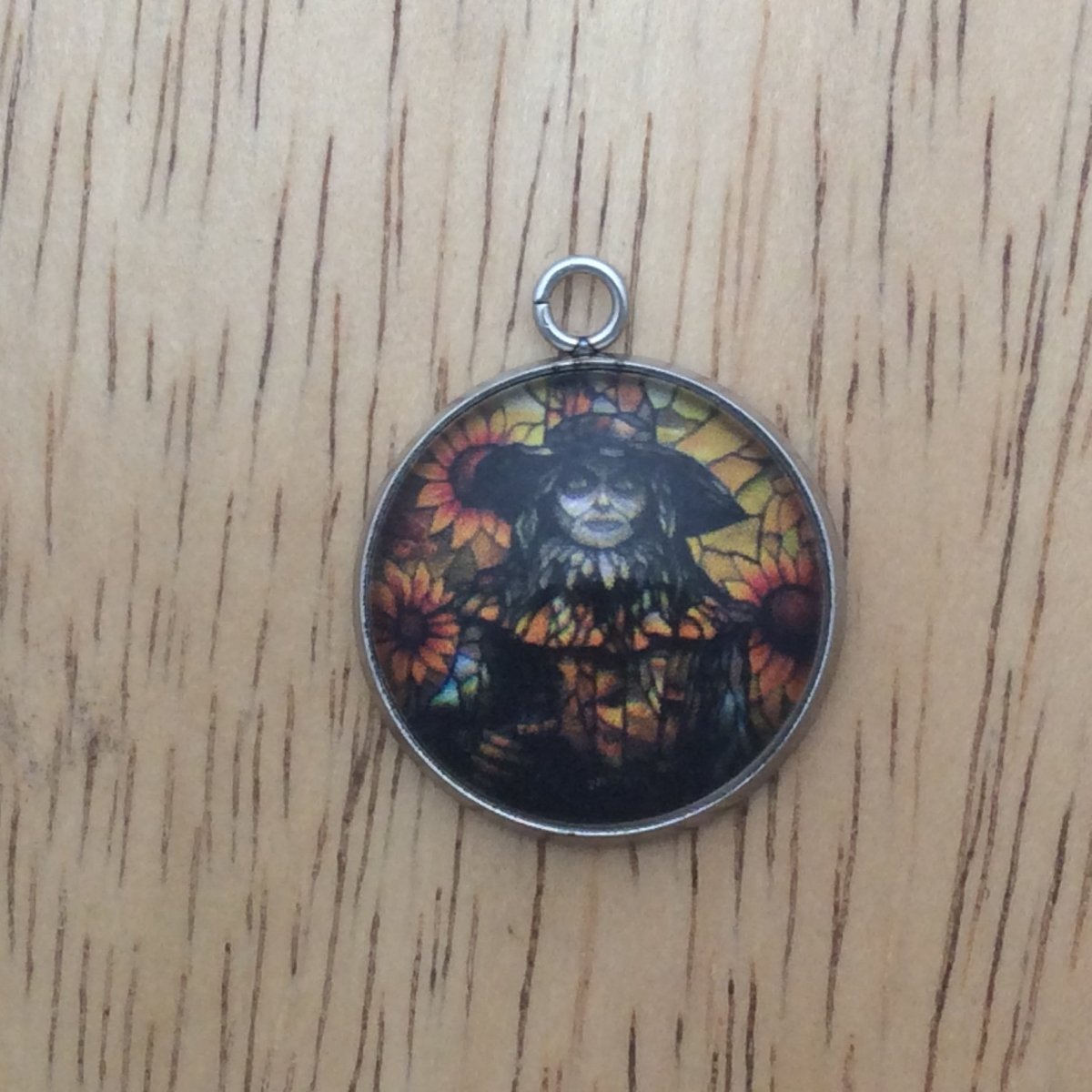 Wizard of Oz stained glass charm