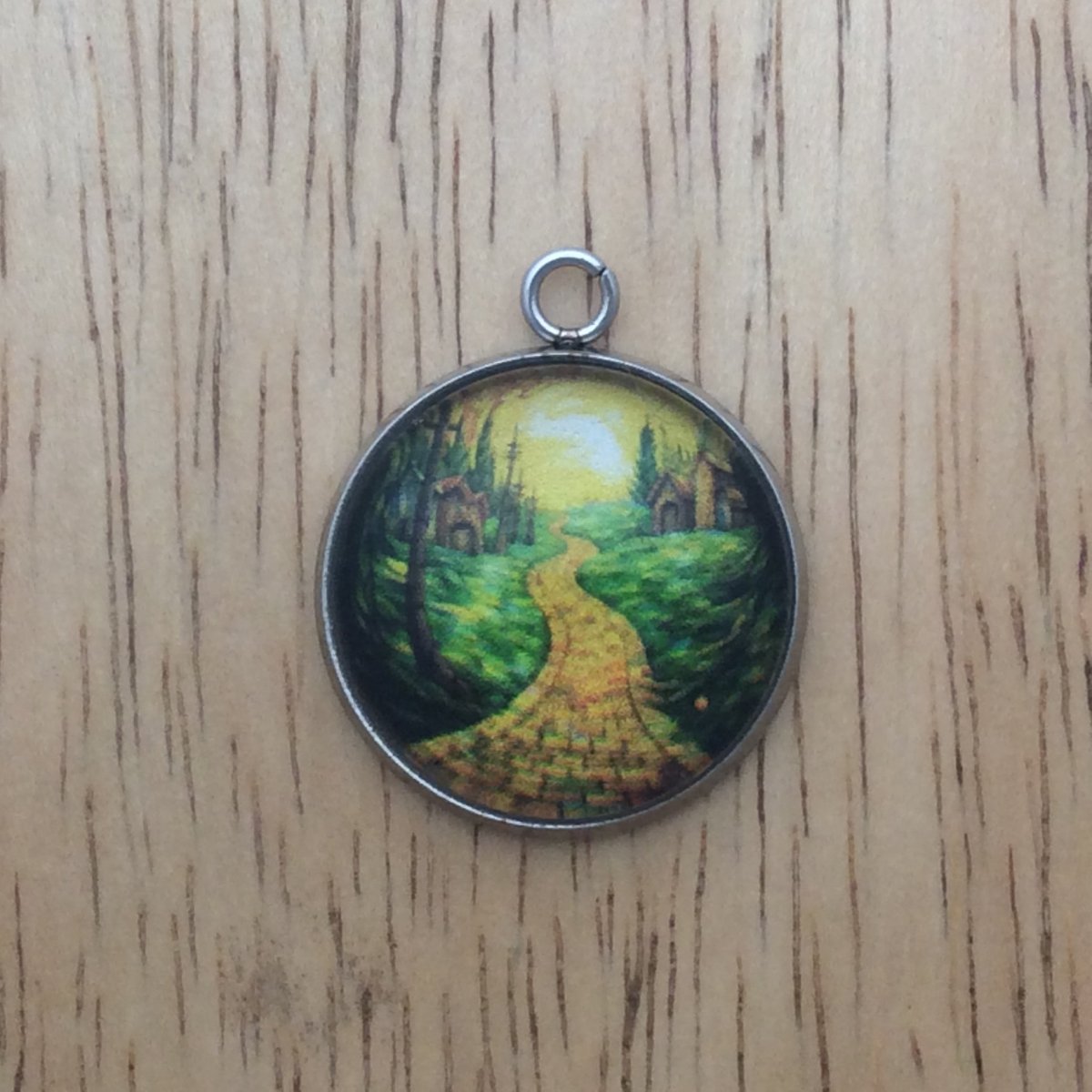 Wizard of Oz stained glass charm