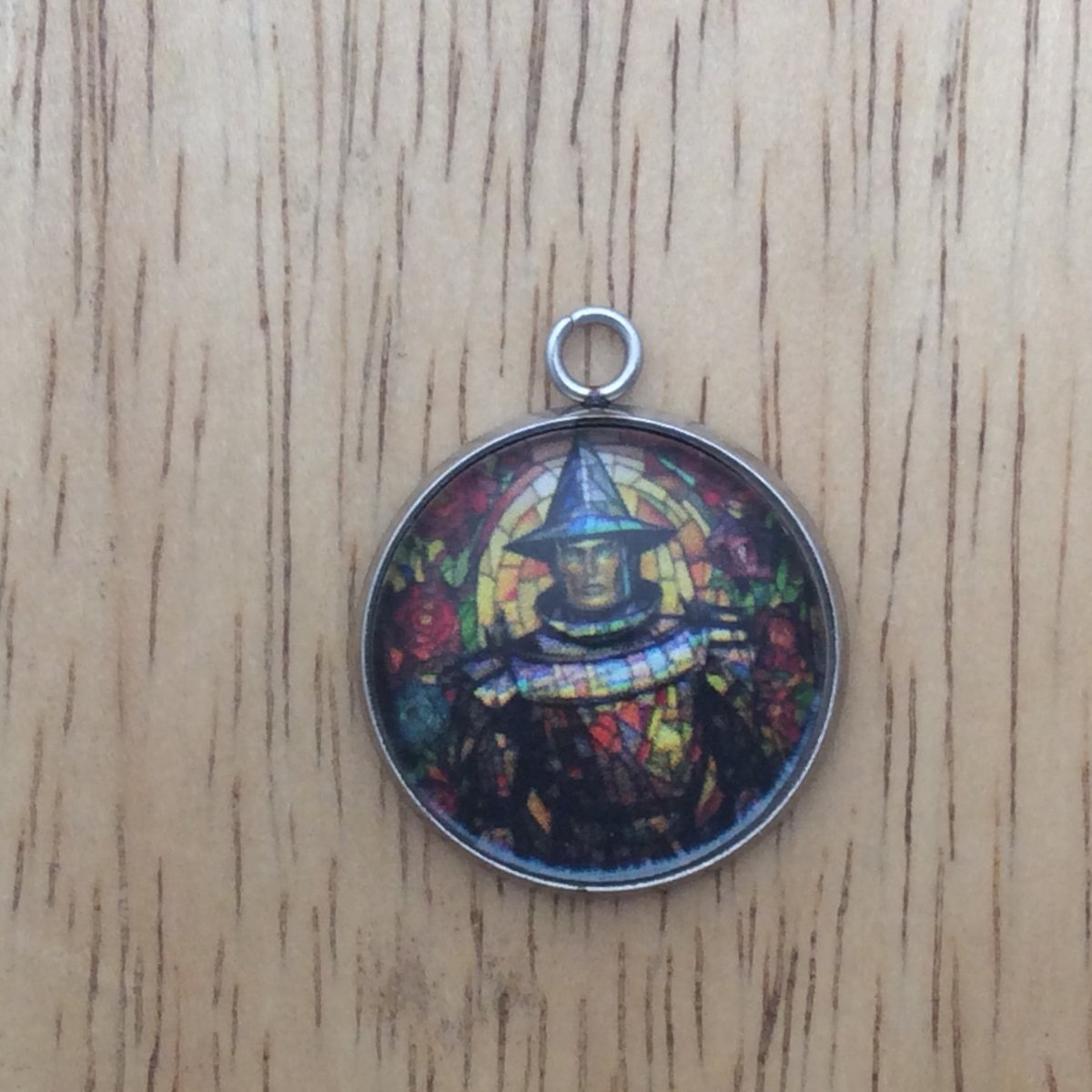 Wizard of Oz stained glass charm