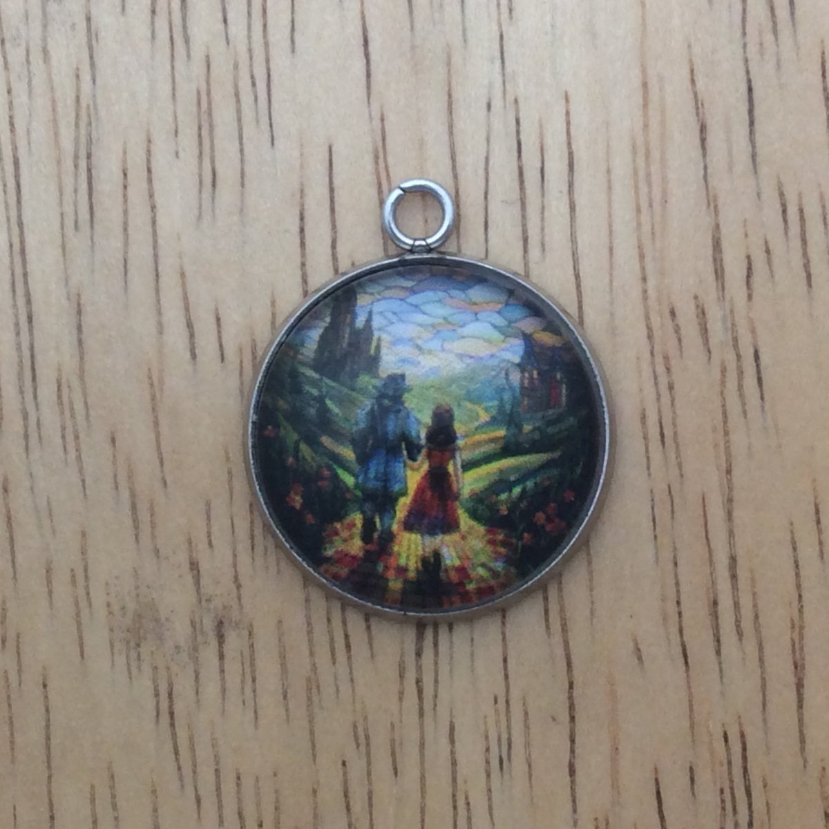 Wizard of Oz stained glass charm