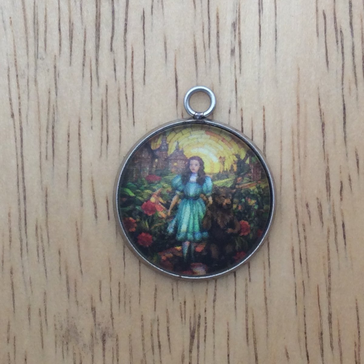 Wizard of Oz stained glass charm