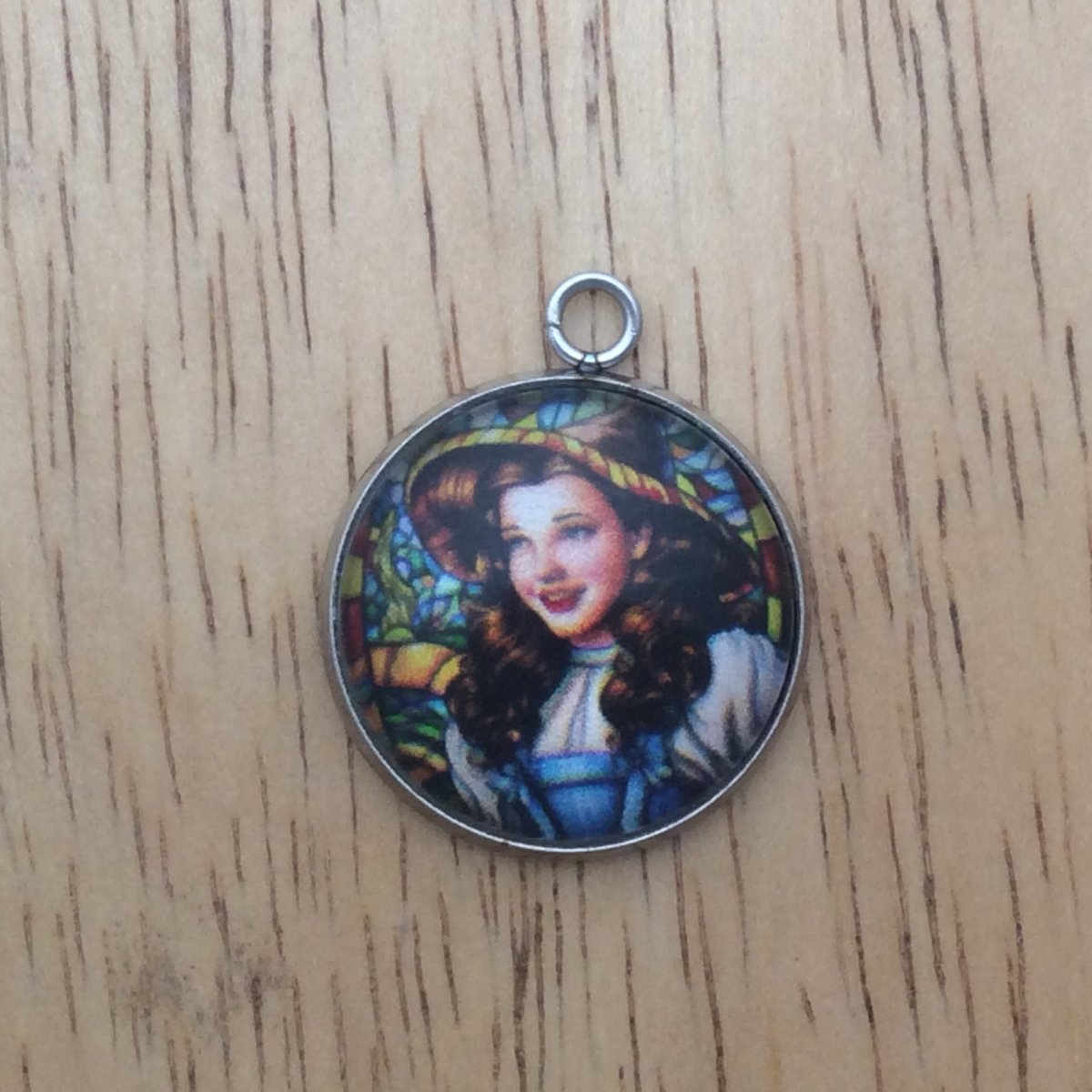 Wizard of Oz stained glass charm