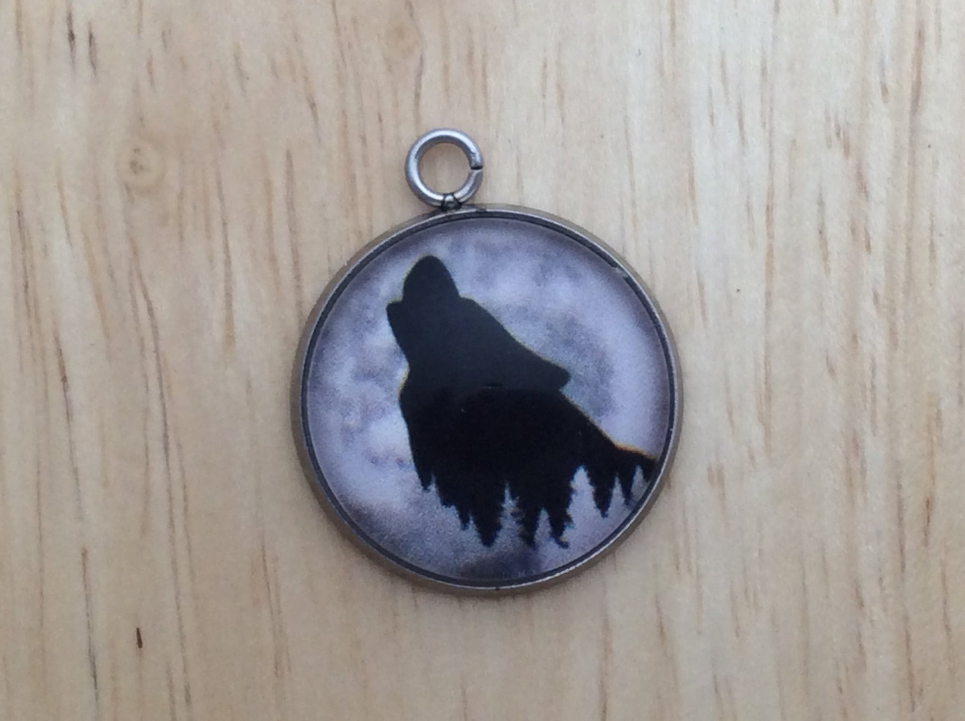 Wolf Glass Cabochon Charms For Making Jewelry - ILikeWorms