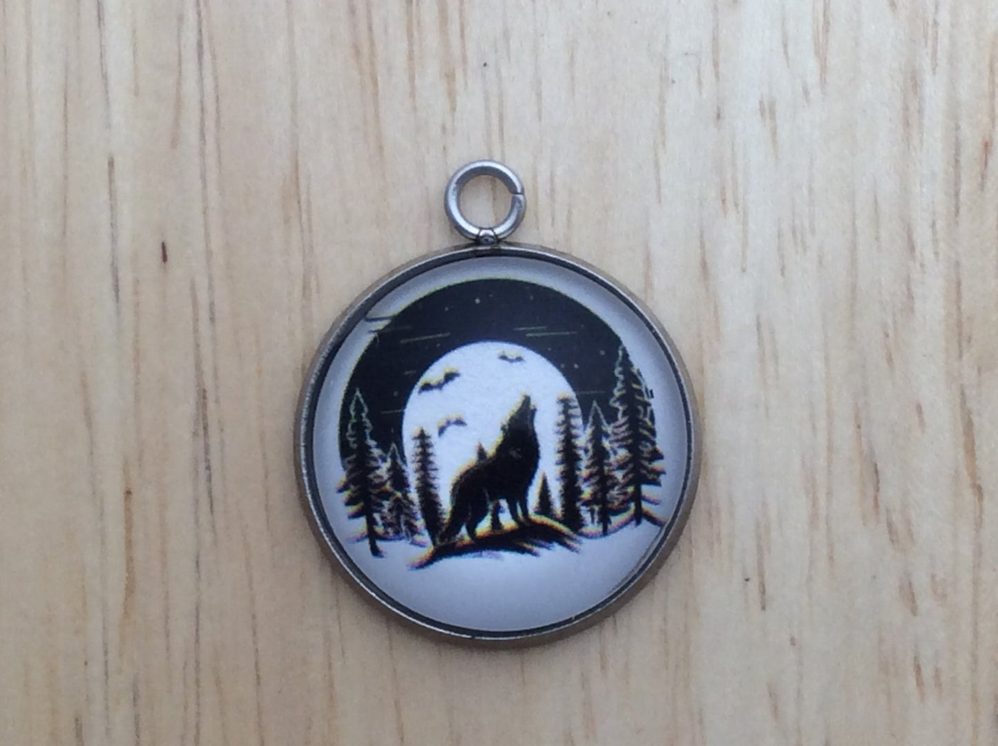 Wolf Glass Cabochon Charms For Making Jewelry - ILikeWorms